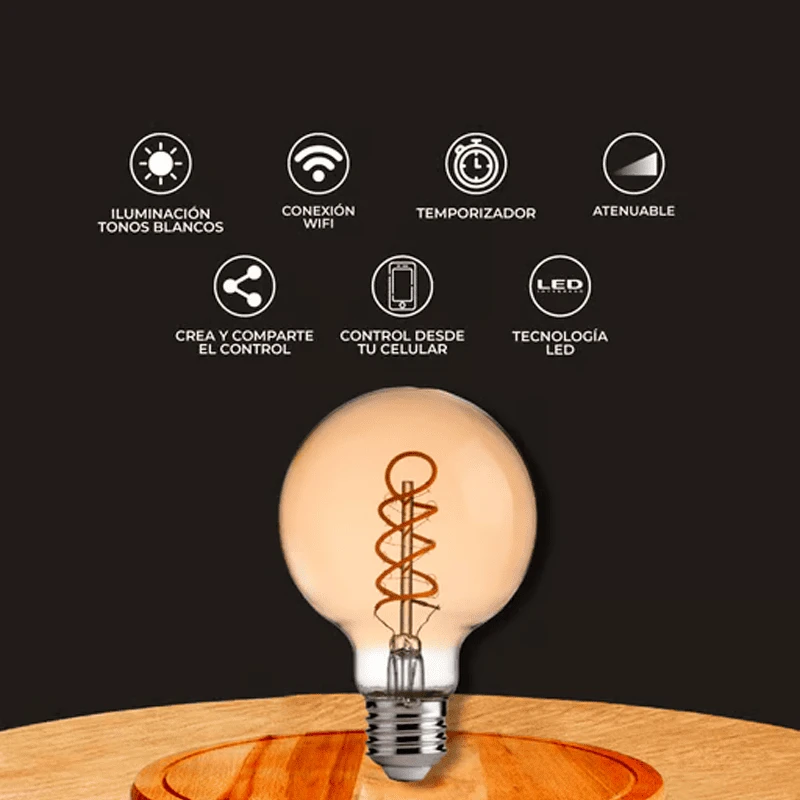 FOCO VINTAGE LUZ BLANCA AJUSTABLE - Imagen 3