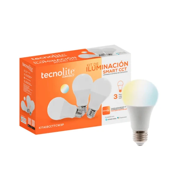 PAQUETE 3 FOCOS LUZ BLANCA AJUSTABLE