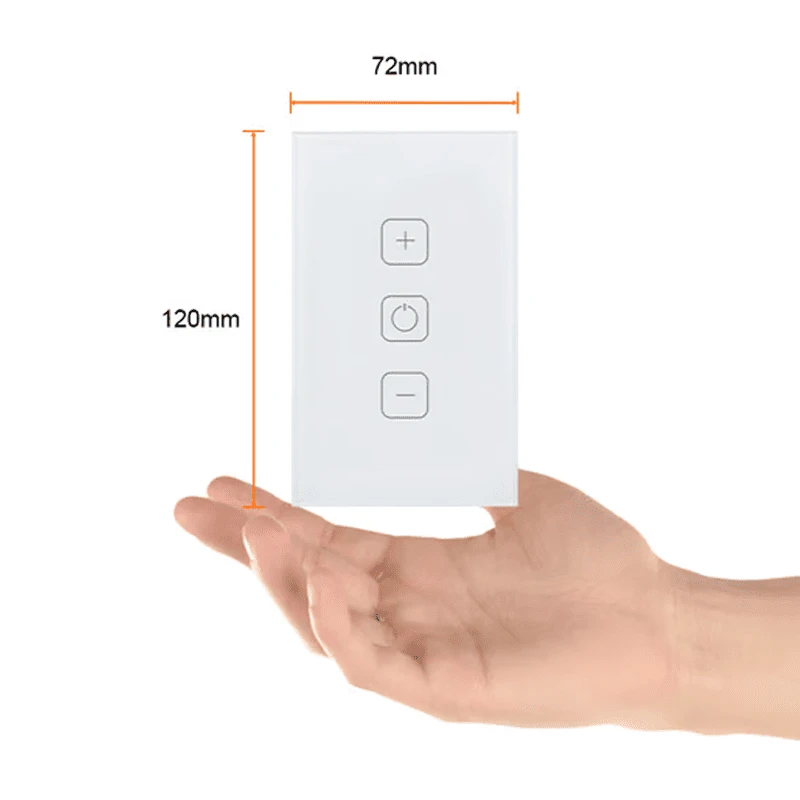 ATENUADOR TÁCTIL 1 CIRCUITO COLOR BLANCO - Imagen 2