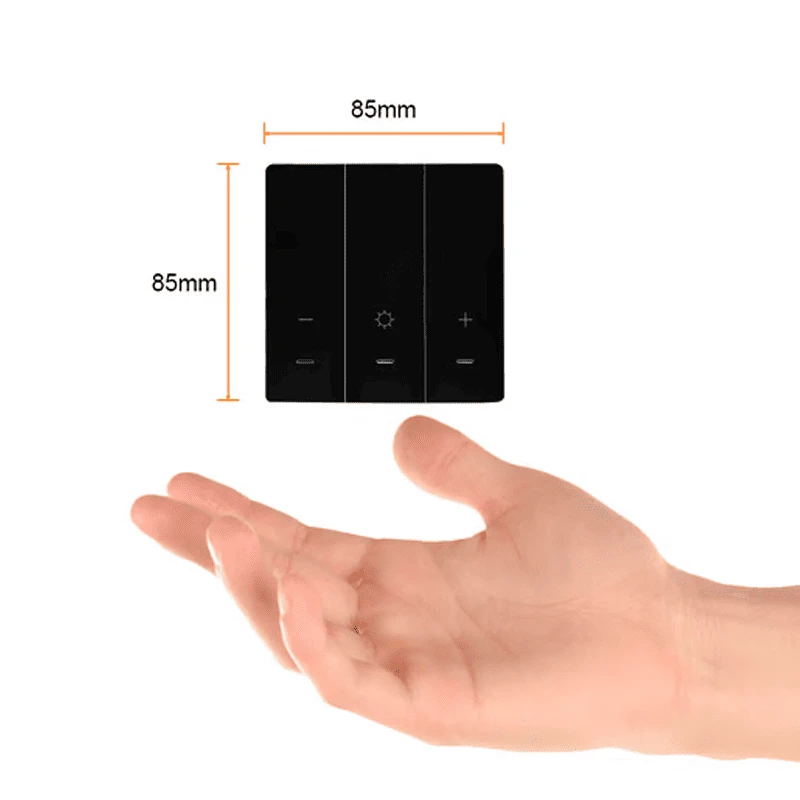 ATENUADOR 3 BOTONES COLOR NEGRO - Imagen 2